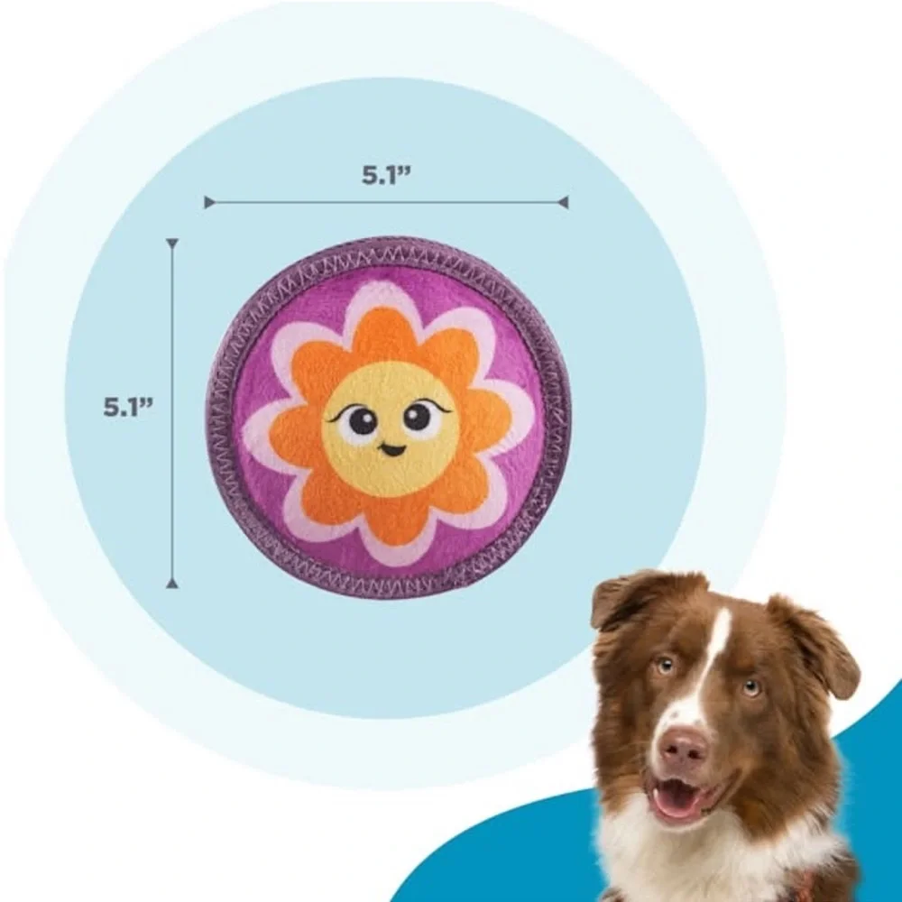🆕 Outward Hound Tough Skinz Toy - Purple Flower 🌼